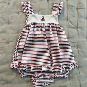 Kissy Kissy Sailboat 3-6 Month Dress